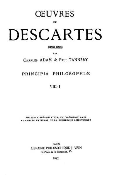 Descartes, Principia