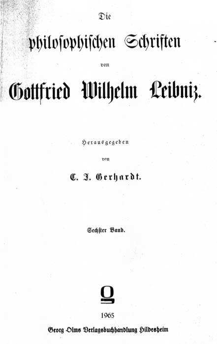 Leibniz, Causa Dei