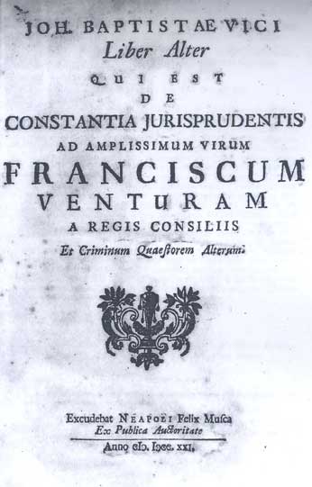 Vico, De constantia