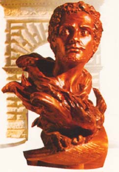 Busto bronzeo di G. C. Vanini