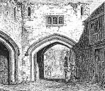 Londra: Gatehouse annessa a Westminster Abbey.