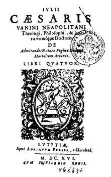 Frontespizio del De admirandis (edizione parigina del 1616).