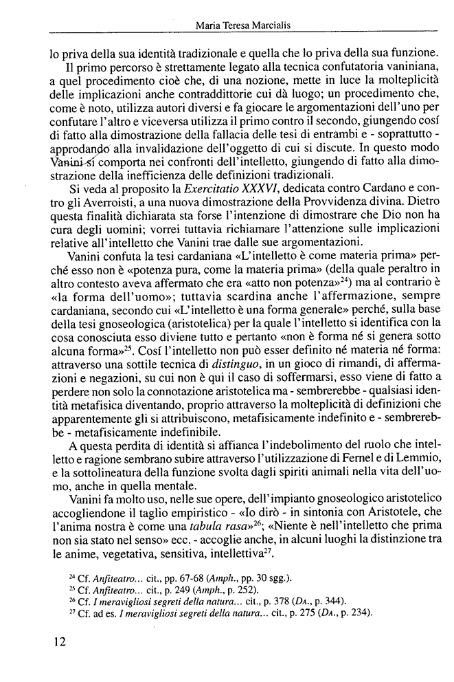 Marcialis, Maria Teresa, Pag. 12