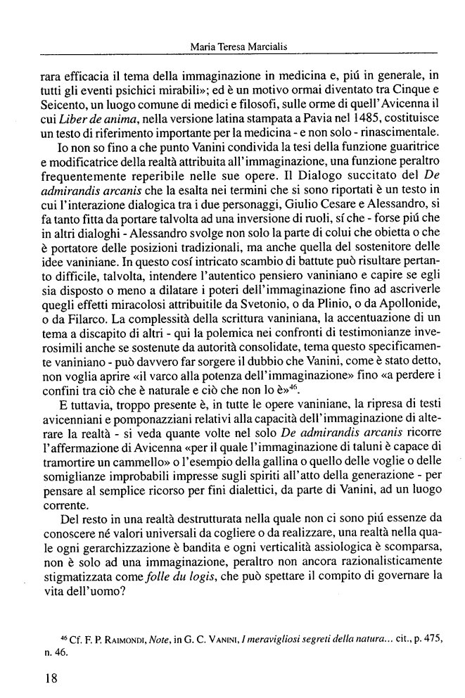 Marcialis, Maria Teresa, Pag. 18