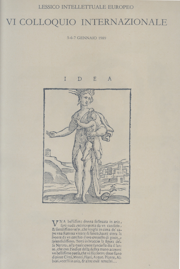 Idea - copertina volume Idea