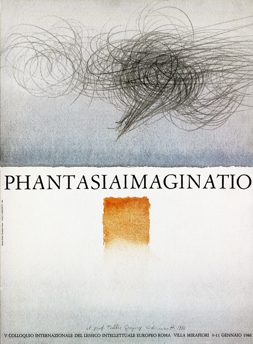 Phantasia_imaginatio - manifesto di Carlo Lorenzetti