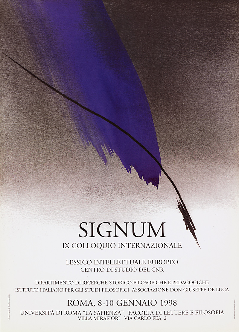 Signum - manifesto di Carlo Lorenzetti