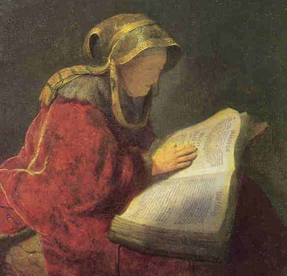 rembrandt, Ritratto della madre come profetessa Anna, Rijksmuseum Amsterdam