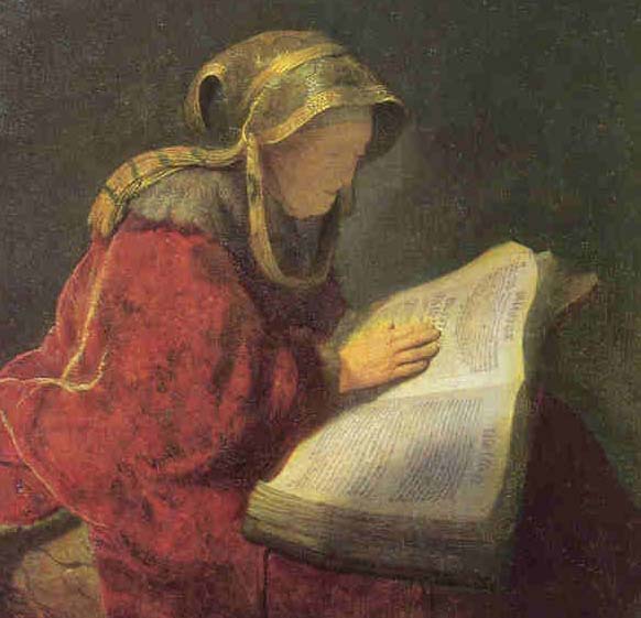 Rembrandt, Ritratto della madre come profetessa Anna, Rijksmuseum Amsterdam